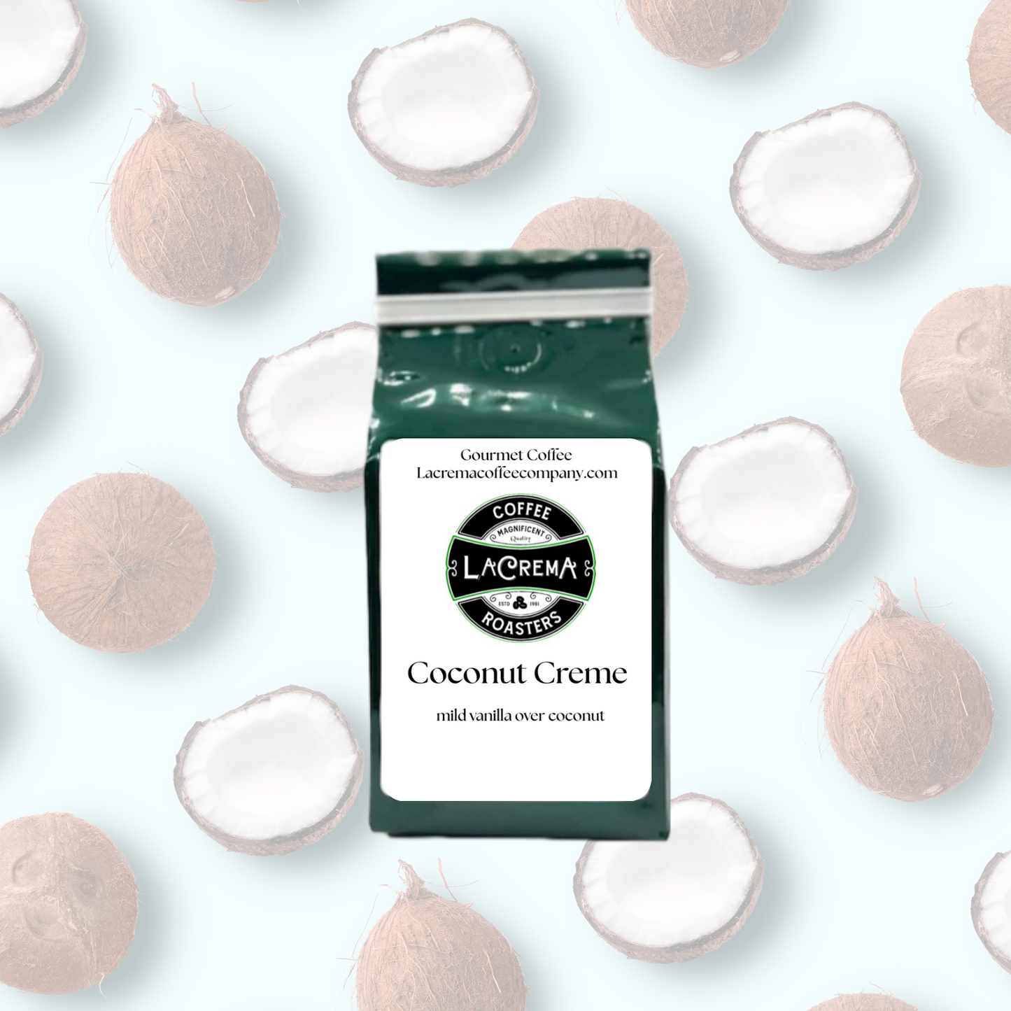Coconut Creme - Mild vanilla over coconut