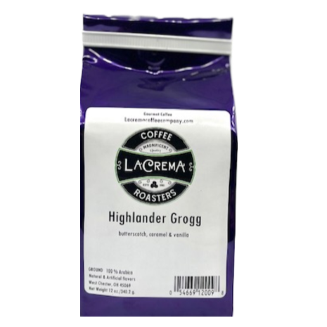 Highlander Grogg Coffee La Crema Coffee Company