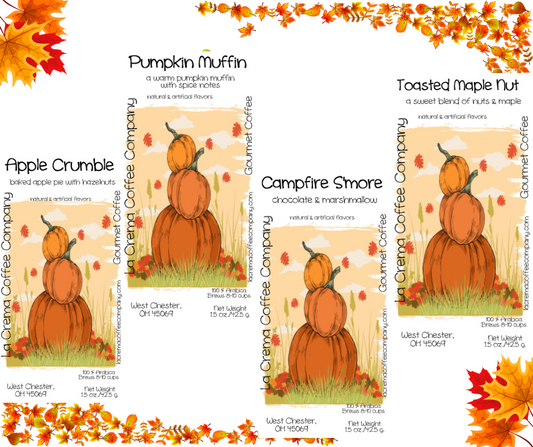 Fall Stacked Pumpkins Coffee Merchandiser (40 - 1.5oz)