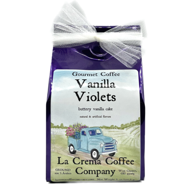 8oz Spring Blue Truck Design Coffee in Decorative Bag