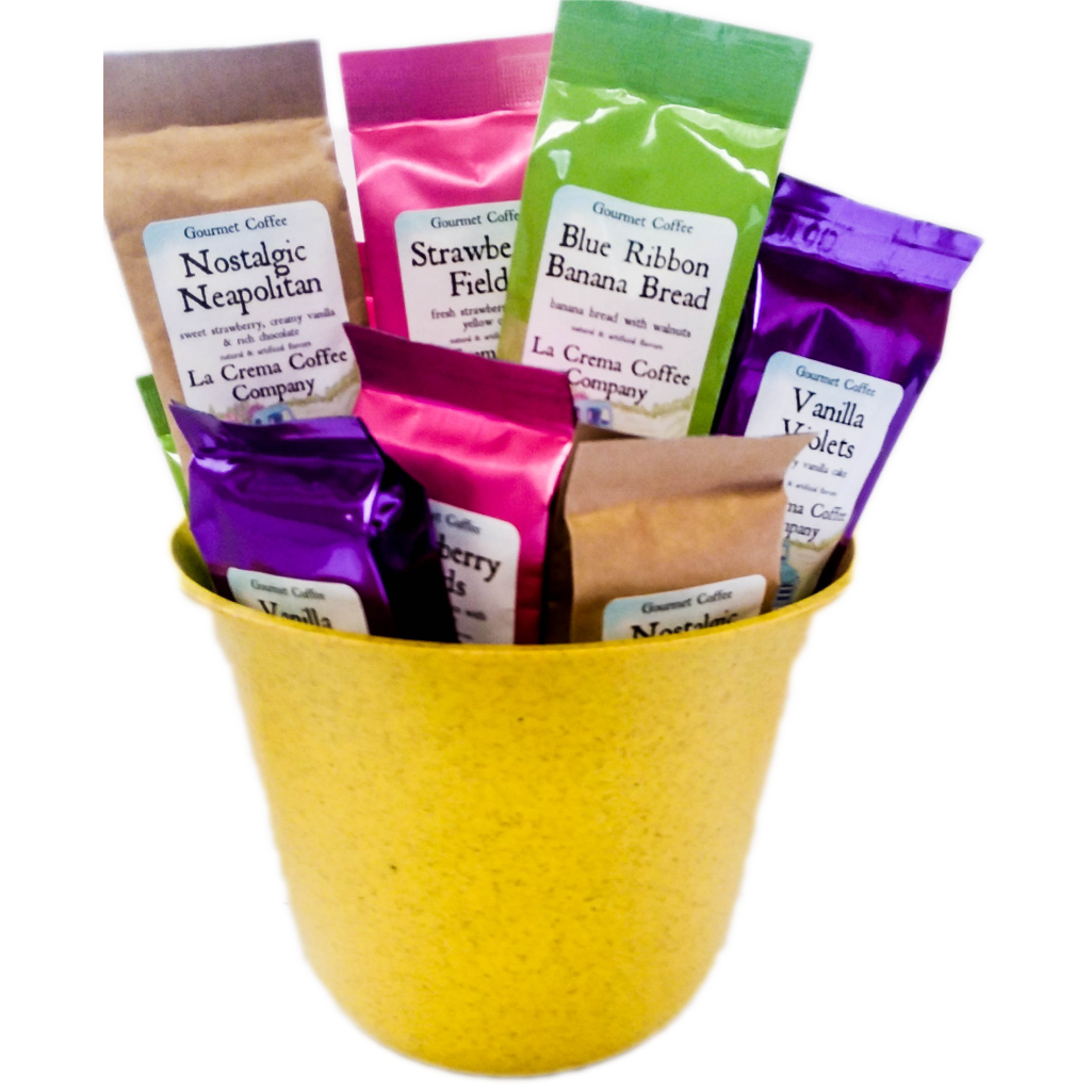 Spring Truck Coffee Merchandiser- 40-Pack of 1.5oz Perfect Pots (4 Flavors, 10 Each)
