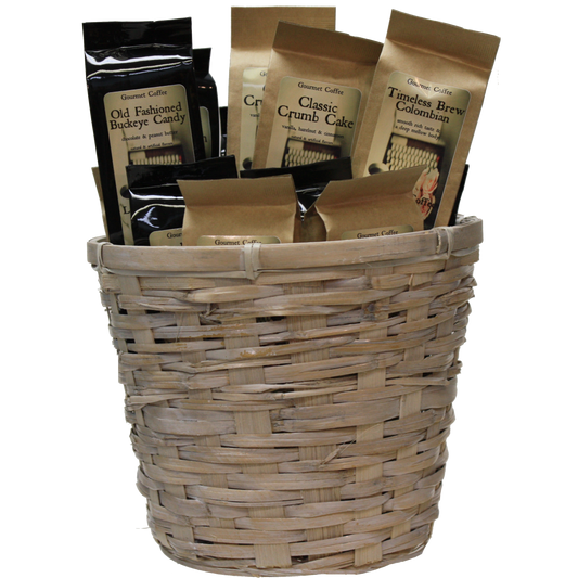 Vintage Coffee Merchandiser – 40-Pack of 1.5oz Perfect Pots (4 Flavors, 10 Each)