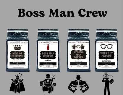 All four great coffees