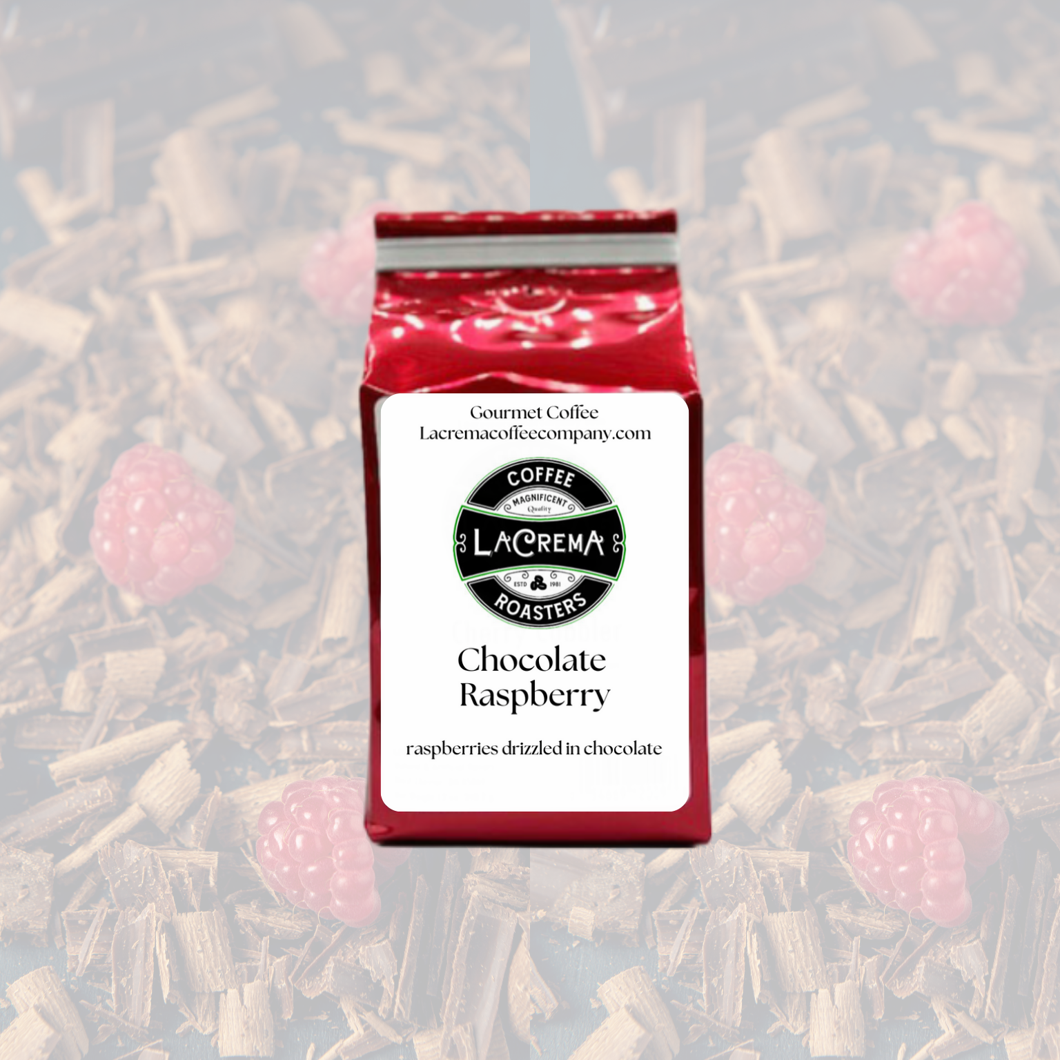 Chocolate Raspberry Coffee – Sweet Raspberries Drizzled with Rich