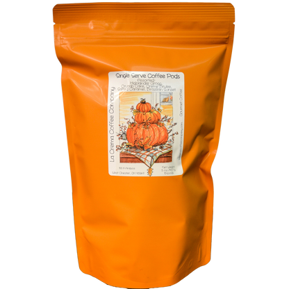 Fall Stacked Pumpkins Decorative Bag (10 Coffee Pods)